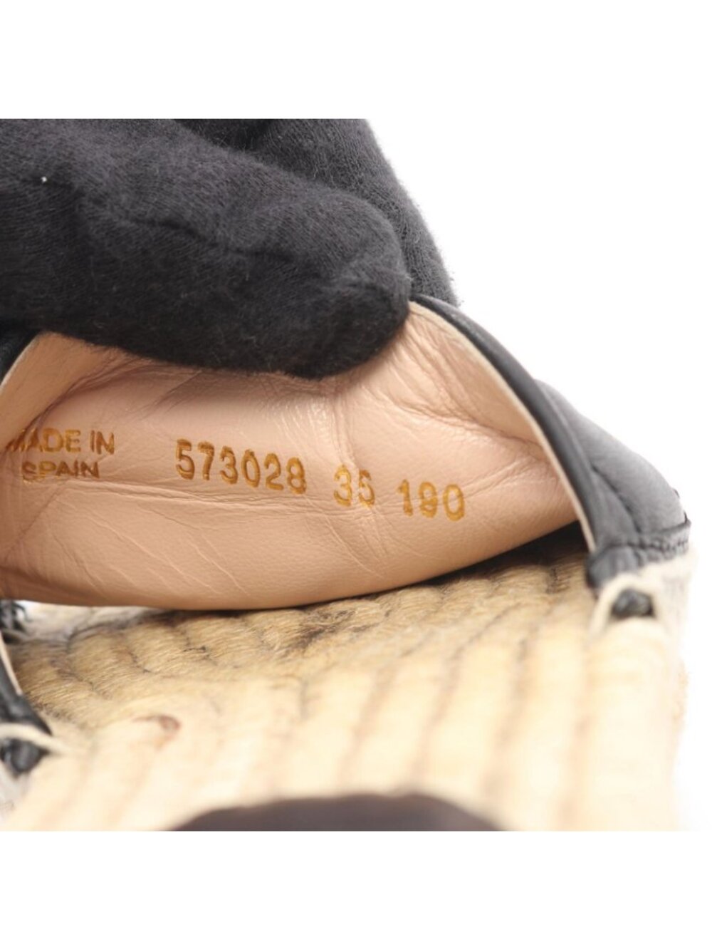 Gucci Sandals GG Marmont Espadrille Leather - Picture 7 of 13